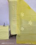 Premium Applique & Kantha Dress Material - Cotton & Organdy (2.5m Each)