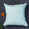 Premium Handcrafted Applique Work Cushion Covers | Cotton & Organdy | Set 1 = 5 Piece | 16" × 16"
