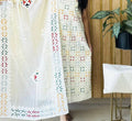Handcrafted Applique Work & Suzani Hand Embroidery – Unstitched Cotton & Organdy Suit (3-Piece)