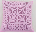 Premium Handcrafted Applique Work Cushion Covers | Cotton & Organdy | Set 1 = 5 Piece | 16" × 16"