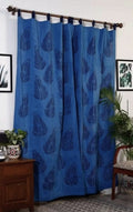 Exquisite Applique Work Cotton Curtain - 7 ft x 40"